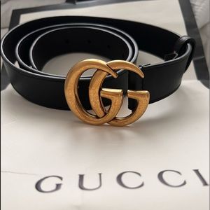 Gucci Double G Belt Authentic